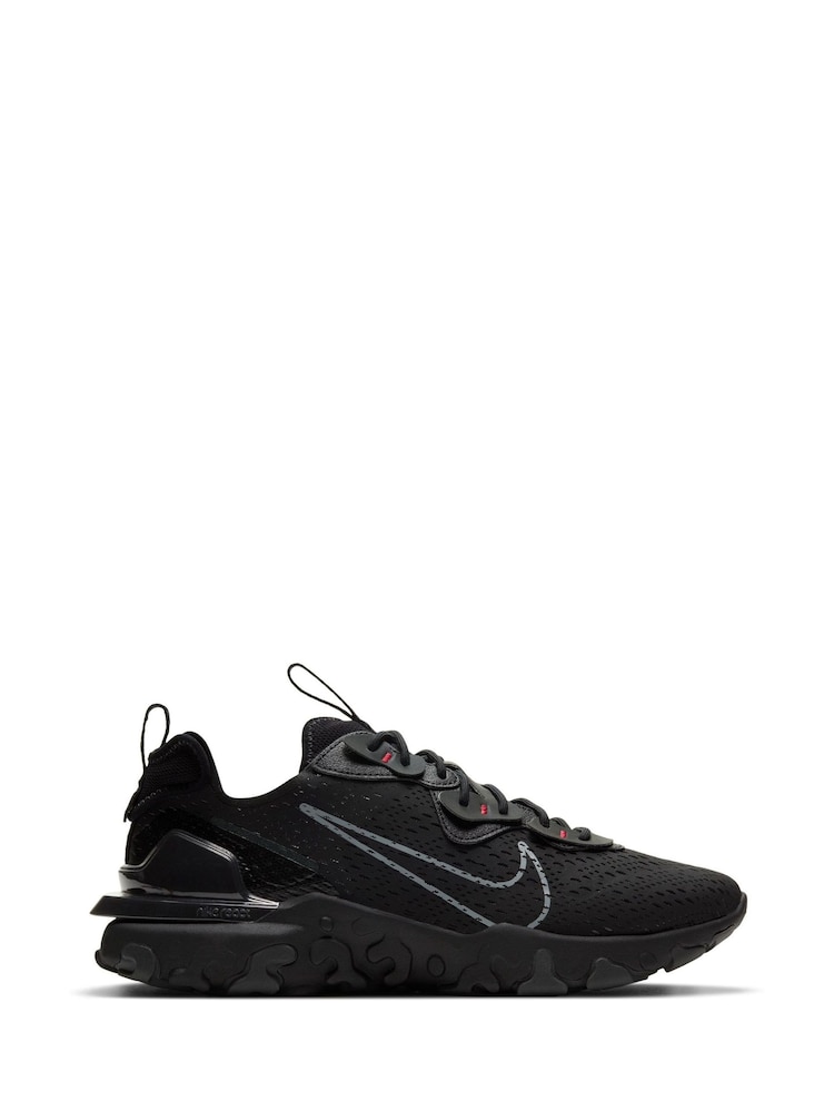 Nike Black React Vision Trainers - Image 1 of 9 Nike Black React Vision Trainers - Image 1 of 9