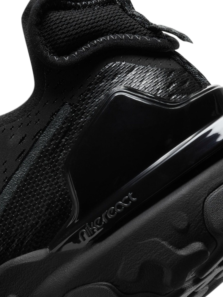 Nike Black React Vision Trainers - Image 9 of 9