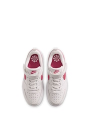 Nike Pink Beet Junior Court Borough Low Recraft Trainers - Image 7 of 10