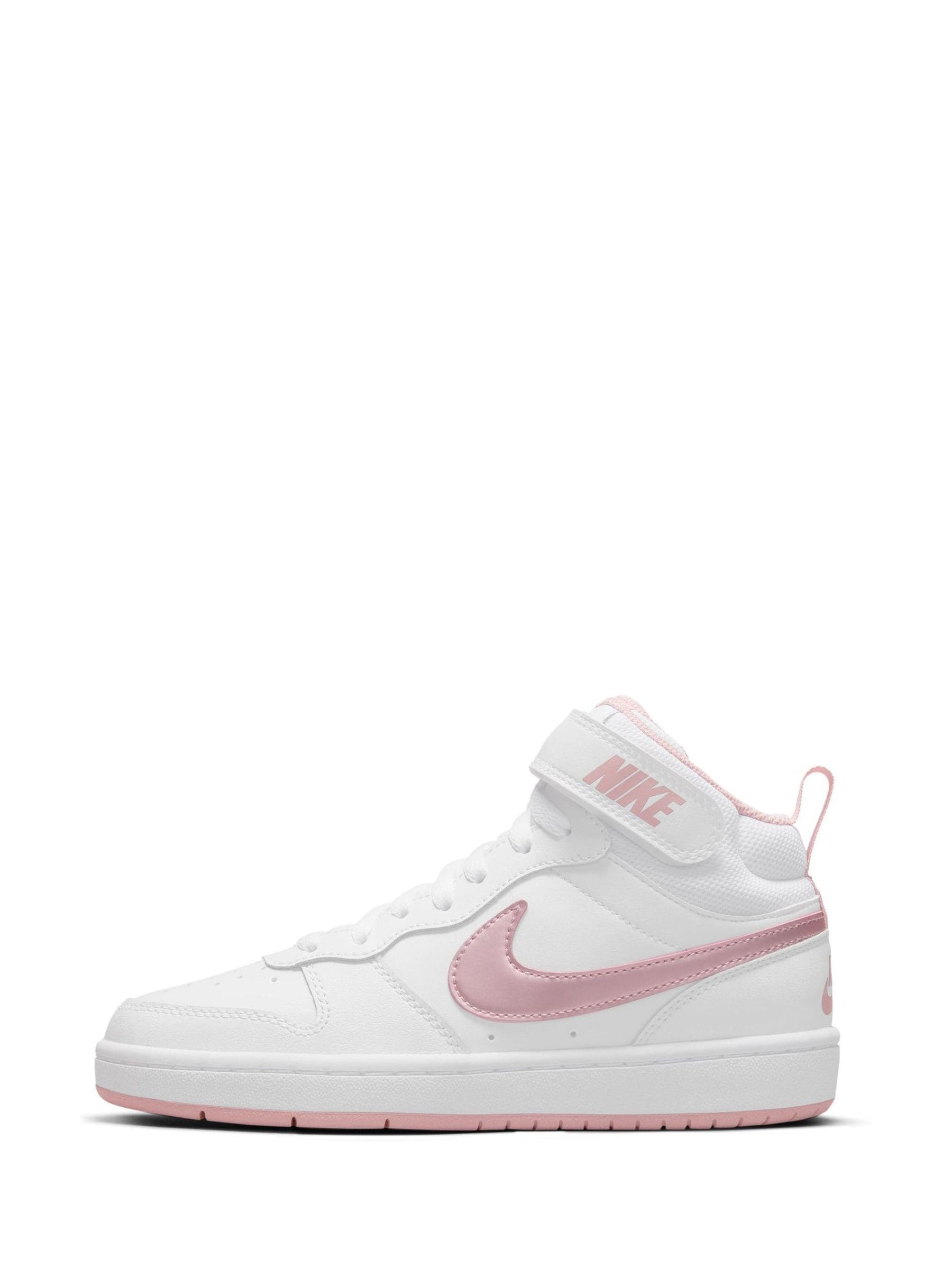pink high top nikes