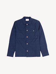 Folk Blue Anniversary Patch Overshirt - Image 1 of 1