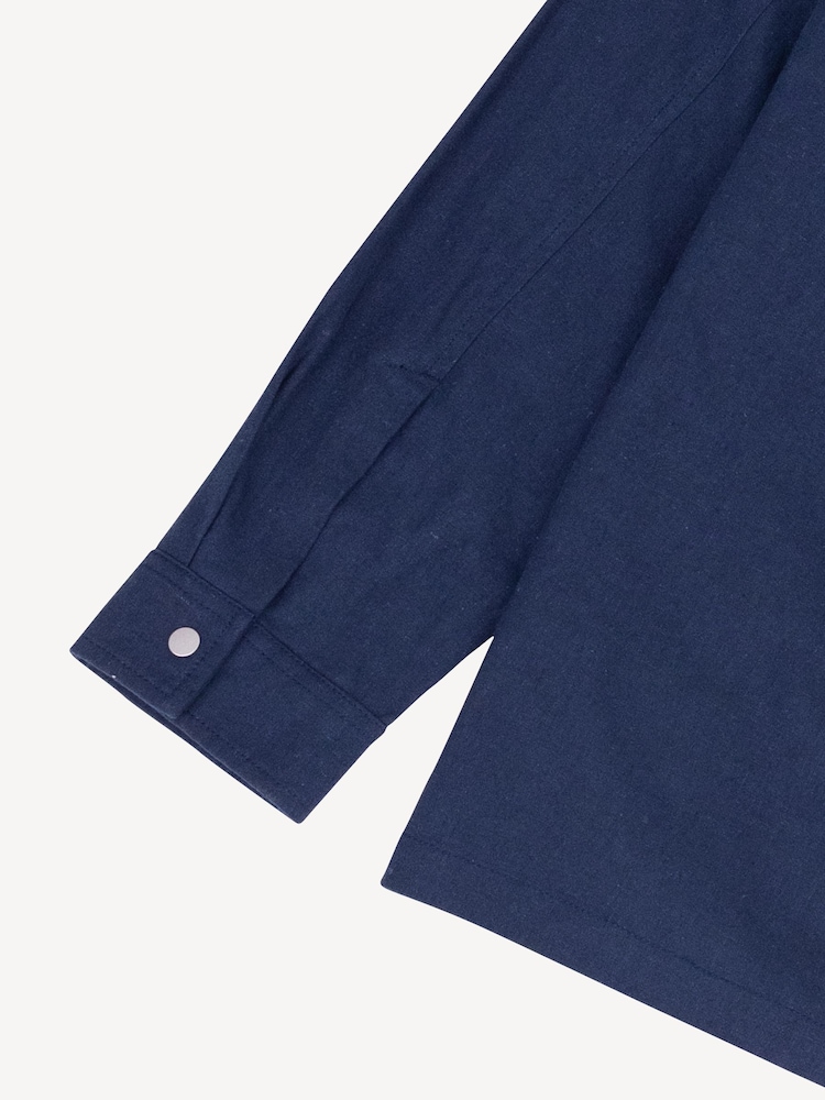 Folk Blue Anniversary Patch Overshirt - Image 10 of 10 Folk Blue Anniversary Patch Overshirt - Image 10 of 10