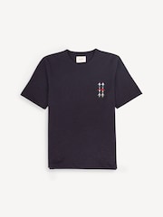 Folk Black People Embroidery T-Shirt - Image 1 of 5