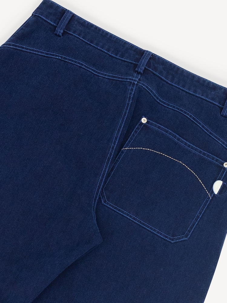 Folk Blue Barrel Leg Jeans - Image 10 of 10 Folk Blue Barrel Leg Jeans - Image 10 of 10