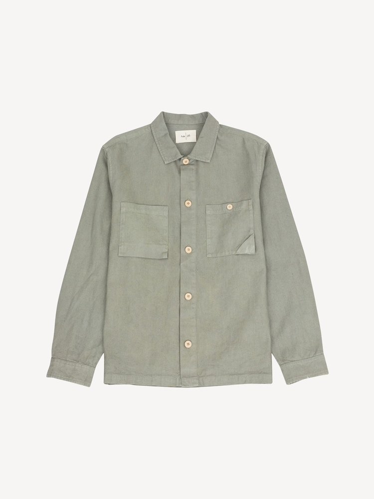 Folk Green Anniversary Patch Overshirt - Image 1 of 1