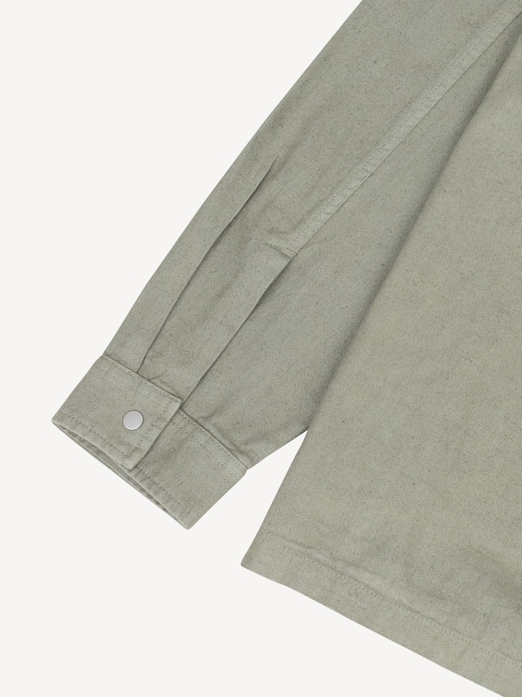 Folk Green Anniversary Patch Overshirt - Image 10 of 10 Folk Green Anniversary Patch Overshirt - Image 10 of 10