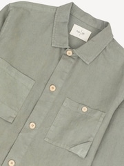 Folk Green Anniversary Patch Overshirt - Image 3 of 4