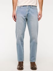 Abercrombie & Fitch Blue 100% Cotton Straight Leg Jeans - Image 1 of 5