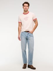 Abercrombie & Fitch Blue 100% Cotton Straight Leg Jeans - Image 3 of 5