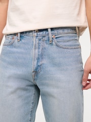Abercrombie & Fitch Blue 100% Cotton Straight Leg Jeans - Image 4 of 5