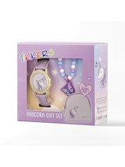 Tikkers Girls Purple Unicorn Watch, Bracelet and Purse Gift Set - Image 7 of 7