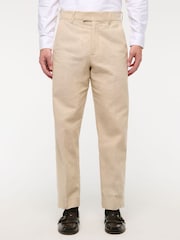 Abercrombie & Fitch Cream Suit Trousers - Image 1 of 8
