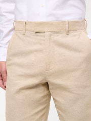 Abercrombie & Fitch Cream Suit Trousers - Image 4 of 8