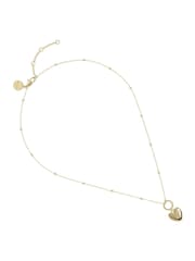Radley 18ct Gold Tone Hanging Heart Pendant Necklace - Image 4 of 6