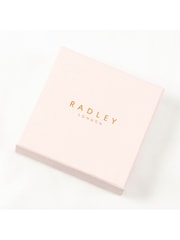 Radley 18ct Gold Tone Hanging Heart Pendant Necklace - Image 6 of 6
