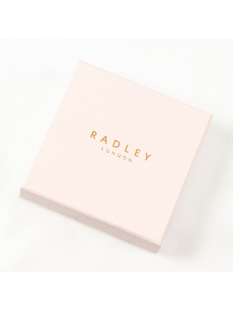 Radley 18ct Gold Tone Hanging Heart Pendant Necklace - Image 6 of 6