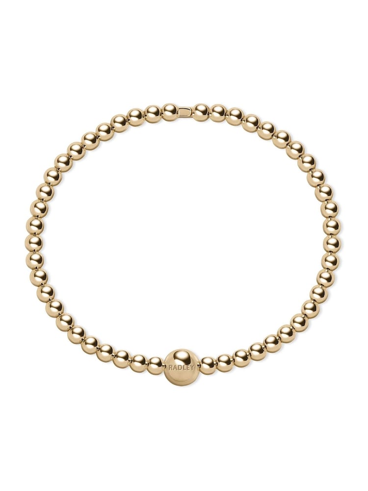 Radley 18ct Gold Tone Bubble Bangle - Image 1 of 4 Radley 18ct Gold Tone Bubble Bangle - Image 1 of 4