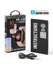 Reflex Active Pink Series 40 AMOLED Smart Aluminium Mink Strap Calling Watch - Image 6 of 6