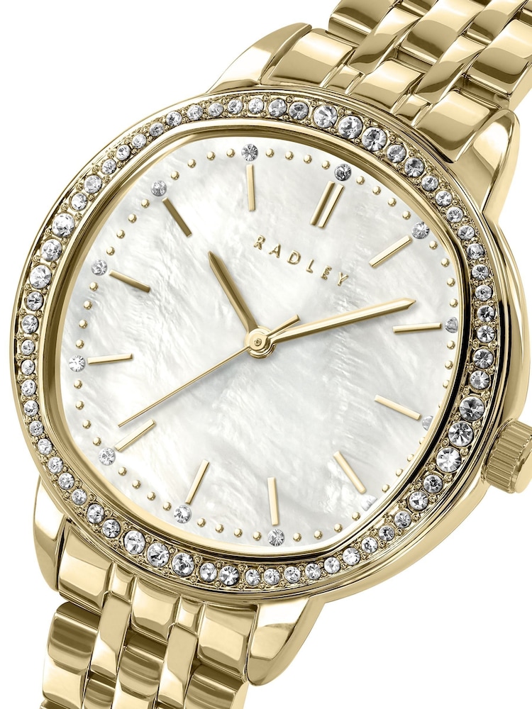 Radley Gold Tone 36mm MOP Stone Set Watches - Image 2 of 4