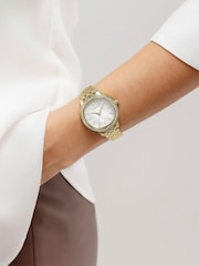 Radley Gold Tone 36mm MOP Stone Set Watches - Image 3 of 4
