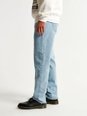 Abercrombie & Fitch Blue Straight Leg Jeans - Image 2 of 9
