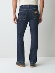 Wrangler Blue Navy Wrancher Bootcut Jeans - Image 2 of 5