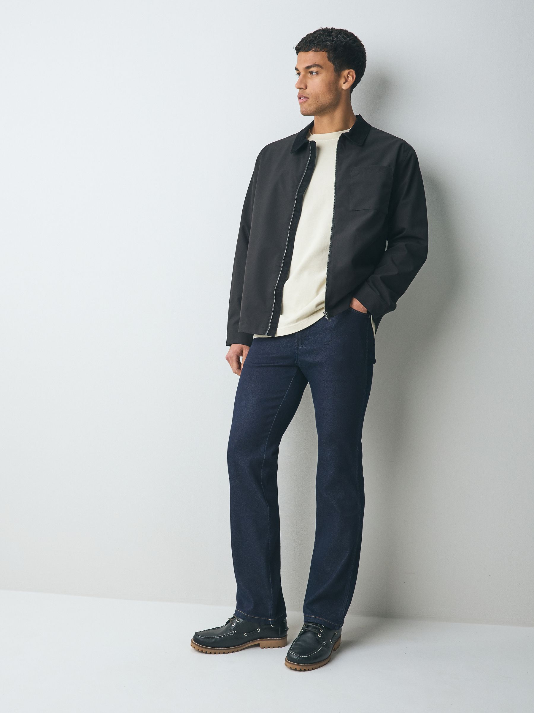 Buy Wrangler Blue Navy Wrancher Bootcut Jeans from Next USA
