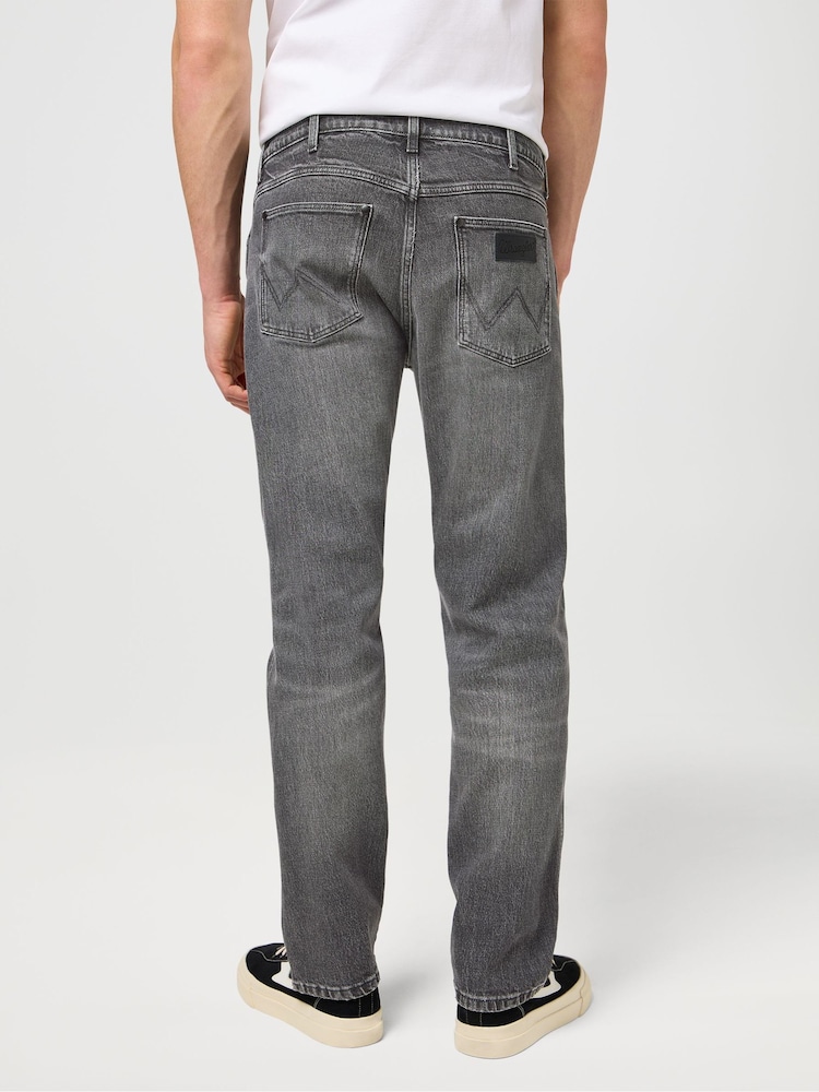 Wrangler Grey Straight Fit Frontier Jeans - Image 2 of 8