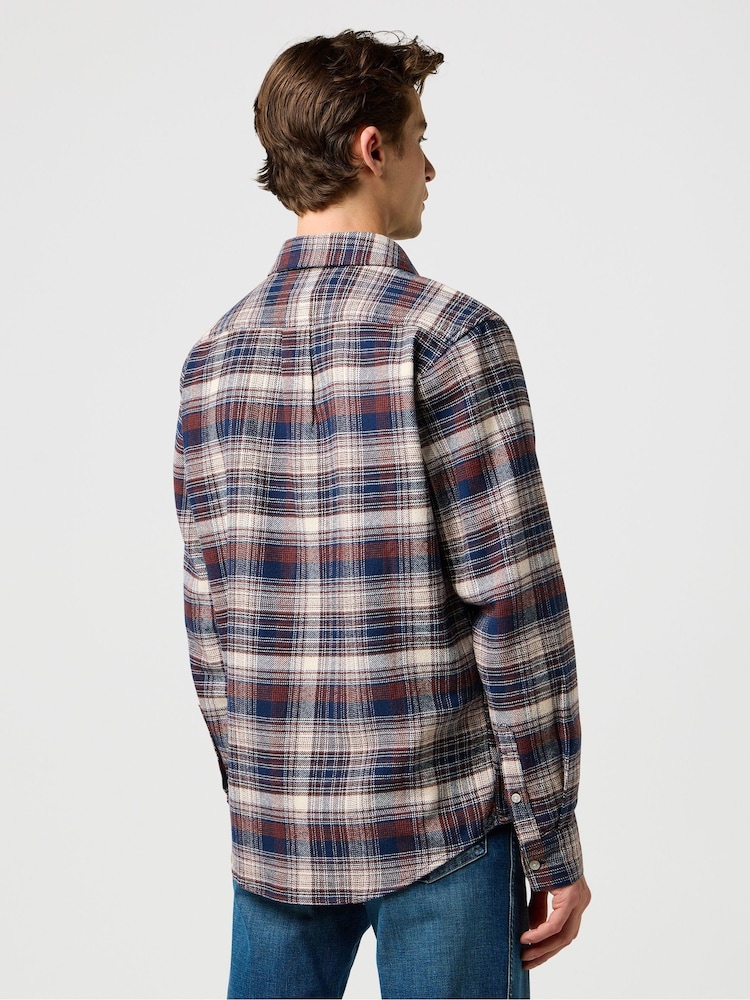 Wrangler Brushed Check Shirt - Imagem 2 de 8