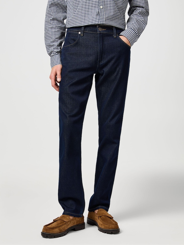 Wrangler Moonlight Rinse Straight Fit Greensborough Jeans - Image 1 of 8