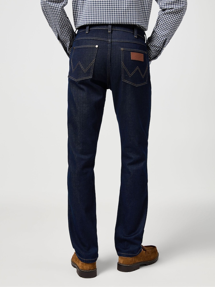 Wrangler Moonlight Rinse Straight Fit Greensborough Jeans - Image 2 of 8