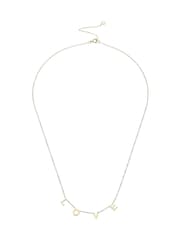 Beaverbrooks 9ct Yellow Gold Tone Love Necklace - Image 2 of 4