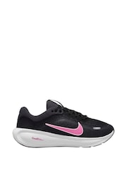 Nike Black/Light Pink Youth Stellar Ride Trainers - Image 1 of 4