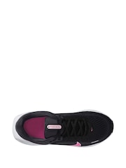 Nike Black/Light Pink Youth Stellar Ride Trainers - Image 3 of 4