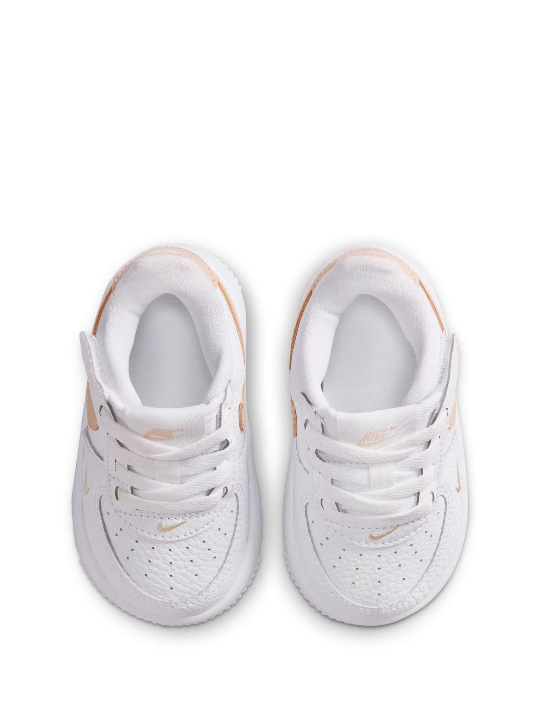 white infant air force ones
