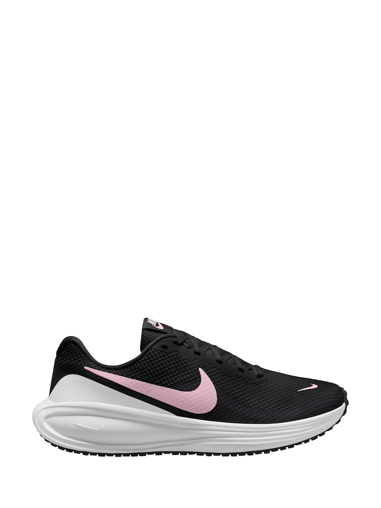 Nike Black Pink Revolution 8 Road Running Trainers - Image 1 of 4