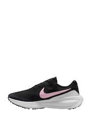 Nike Black Pink Revolution 8 Road Running Trainers - Image 2 of 4