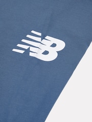 New Balance Blue Kids Graphic Leggings - Image 3 of 3