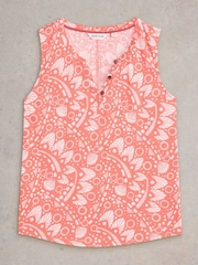 White Stuff Red 100% Cotton Lola Vest - Image 5 of 6