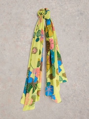 White Stuff Yellow Suki Floral Printed Scarf - Image 1 of 3