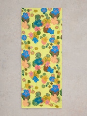 White Stuff Yellow Suki Floral Printed Scarf - Image 2 of 3