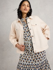 White Stuff Natural Camille Denim Jacket - Image 4 of 6