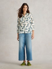 White Stuff White Sophie 100% Organic Cotton Shirt - Image 1 of 6