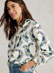 White Stuff White Sophie 100% Organic Cotton Shirt - Image 4 of 6