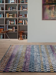 Multi Muse Check Bright Rug - Image 1 of 6