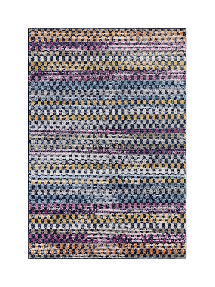 Multi Muse Check Bright Rug - Image 2 of 6