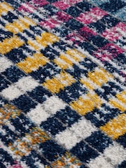 Multi Muse Check Bright Rug - Image 4 of 6