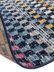 Multi Muse Check Bright Rug - Image 5 of 6