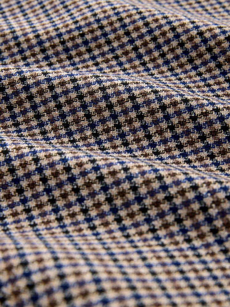 Brown Mini Check Pencil Skirt - Image 8 of 8 Brown Mini Check Pencil Skirt - Image 8 of 8