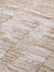Asiatic Rugs Beige Laurent Grid Rug - Image 4 of 6
